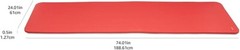 New Amazon Basics 1/2-Inch Extra Thick Exercise Yoga Mat W/ Carrying Strap (Red)
