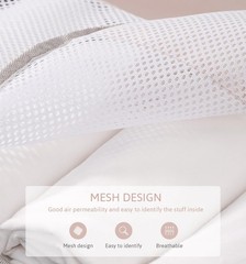 Meowoo 7 Set Compression Packing Cubes for Travel, Durable Ripstop Mesh Suitc…
