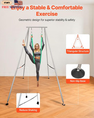 Yoga Stand Frame 9.6 ft Aerial Silk Swing Stand Max 551.2 lbs Load Capacity T…