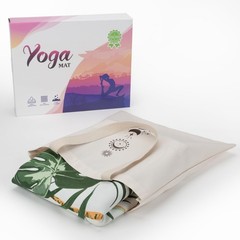 Non Slip Folding Suede Travel Yoga Mat – 1.5mm Thin & Lightweight 1…