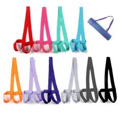 Cotton Yoga Mat Strap Carrier Adjustable Shoulder Carry Belt Sling Stretch Band