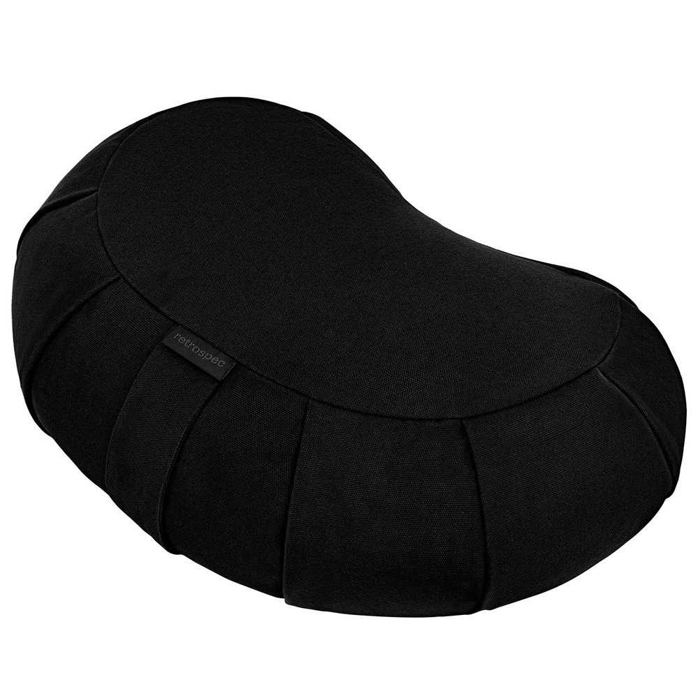 Retrospec Sedona Zafu Meditation Cushion Filled 1 Count (Pack of 1), Black
