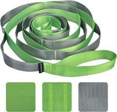 Durable 96″ Yoga Stretching Strap with Loops – Ideal for Flexibility Training