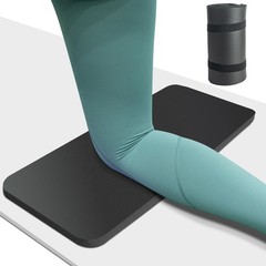 Yoga Knee Pad Cushion, 24 x 9.8 x 0.8 in Thick Mini Yoga Mat, Odor-Free NBR W…
