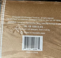Yoga Block Oak & Reed Foam Block Fashion Forward Fitness 9x6x3 Gray Set Of 2