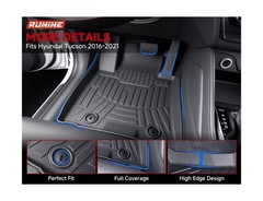 Floor Mats for Hyundai Tucson 2016-2021/Kia Sportage 2017-2022, All Weather P…