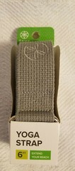 Gaiam 6 ft x 1.5 inches Yoga Strap Storm NEW