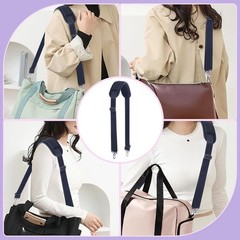 60 Inch Shoulder Strap with Removable Ultra-Thick Pad，Adjustable Buckles