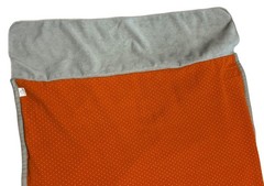 WAYmat Orange & Gray Quilted Yoga Exercise Mat Beach Pool Mat Large Soft