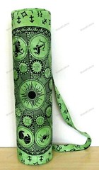 Indian Shoulder Strap Yoga Bags Handmade Mandala Printed Yoga Mat Bag