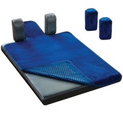 Pilates Reformer Non-Slip Mat Towel (Included 2 Pcs Shoulder Block Covers) (N…