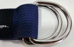 Hugger Mugger D-Ring Yoga Strap 8 Foot Long Blue Cotton EUC