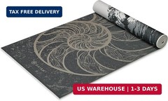 Gaiam Yoga Mat – Premium Print Reversible Extra Thick Non Slip Exercise & Fitnes