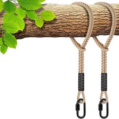 Hammock Straps, 4ft Tree Swing Rope for Hammock Chair Hanging Kit, Extension