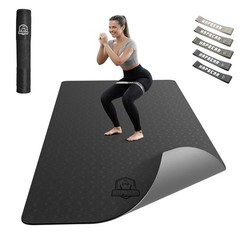 Large Yoga Mat – 72″x36″x6mm (1/4 inch), Extra Wide Non-Slip Exercise Mat for…