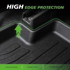 Floor Mats Fit For 2021-2025 VW Golf 8 All Weather Protection TPE Car Floor Line