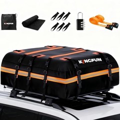 Car Rooftop Cargo Carrier Bag, Waterproof Car Roof Luggage 20 Cubic Feet