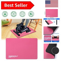 Stability-Enhancing Non-Slip Mat for Electric Seated Foot Pedal Exerciser, 23.6″