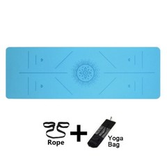 Non slip fitness and exercise yoga mat