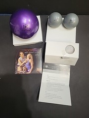 GAIAM NEW YogaBall Body Therapy System Guided By RODNEY YEE NIB W DVD and Balls