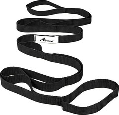 Stretching Strap Yoga Straps 10 Loops Non-Elastic Stretch Band