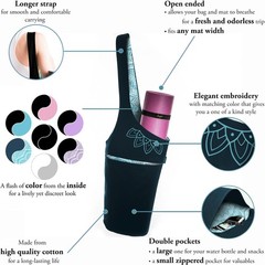 Yoga Mat Bag – Versatile Yoga Bag with Mat Straps & Storage Pockets, Holds Yo…