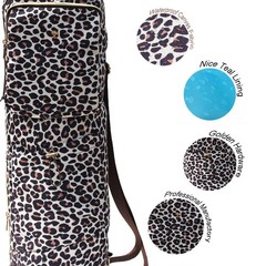 Yoga Mat Bag Multi Pockets Drawstring Carrier Pilates Exercise Storage Tote