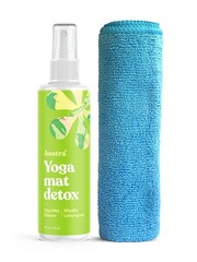 ASUTRA Yoga Mat Cleaner Spray 4 Fl Oz (Pack of 1), Mindful Lemongrass