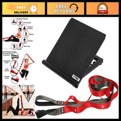Non-Elastic Stretching Strap with Loops – Yoga & Physical Therapy Equipment for