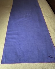 Lot of 2, WAYmat Hot Yoga Thick Mat (wheat) & Heathyoga Thin Mat (purple)