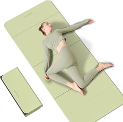 7-Fold Yoga Mat 70″X24″ – 1/2 Inch Thick Folding Exercise Mat, Compact Non-Slip