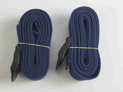 2X Lot – Navy Blue Barefoot Yoga Practice Straps – Cinch Buckle