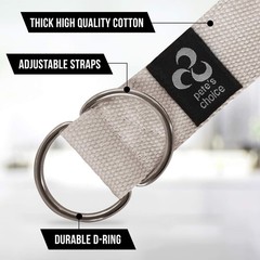 Yoga Straps 5-Pack Set | Adjustable 8ft Belts for Stretching