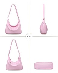 Hobo Bag for Women with Mini Purse Soft Vegan Leather Slouchy Shoulder Crossb…