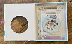 Yoga Gaiam Reversible Moroccan Garden Mat – Black Bag – Yoga DVD and Book Bundle