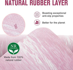Extra Thick Non-Slip Yoga Mat 10MM – Eco-Friendly Rubber & TPE with Strap