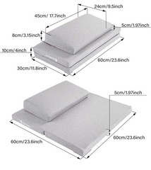 Zafu and Zabuton Meditation Cushion Set,Yoga Meditation Floor Pillow,Large Squar