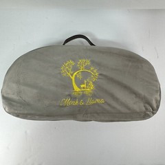 Monk & Llama Kneeling Meditation Bench with Foldable Legs & Cushion With Case