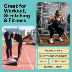 Slant Board Squat Wedge Block for Calf Stretching 520 LBS Weight Capacity
