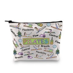 GJTIM Pilates Bag, Canvas Cosmetic Case for Fitness Instructor, Bag
