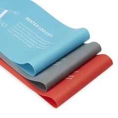 Durable 3-Pack Resistance Bands Loop Training Fitness Home Workout Guide