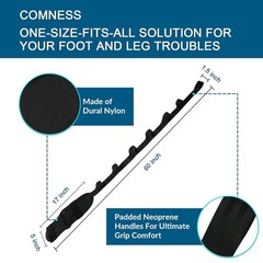 Foot Stretcher Belt for Plantar Fasciitis and Heel Spurs Neoprene Yoga Strap …