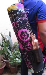 Indian Tie Dye Skulp Yoga Mat Carrier Bag Mandala Large Shoulder Strap