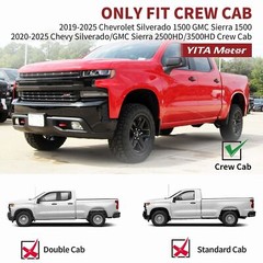 YITAMOTOR Floor Mats Compatible with 2019-2025 Chevrolet Silverado 1500/GMC S…