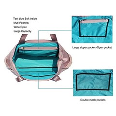 Yoga Mat Bag Yoga Tote Carrier Shoulder Bag Carryall Tote for B Pinkish Purple