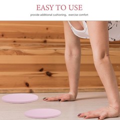 6 Pcs Round Plank Support Pad TPE Yoga Mat Knee Elbow Cushion Non Fitness Mat