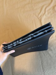 Gaiam Folding Yoga Mat for Travel and Fitness