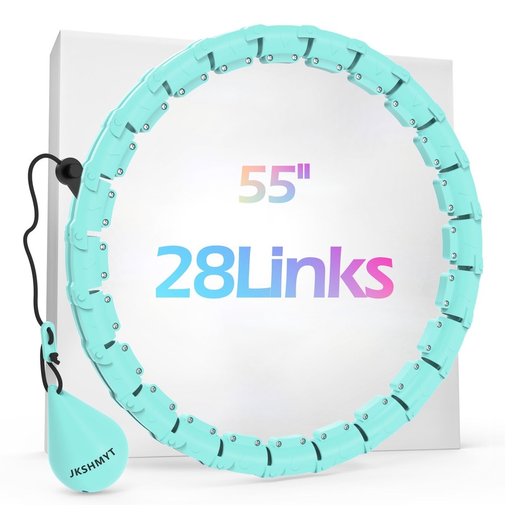 Weighted Hula Circle Hoops for Adults Weight Loss, Infinity Fitness Hoop Plus…