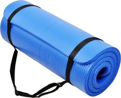 1-Inch Thick Yoga Mat Extra Cushioned Non-Slip Anti-Tear 72 x 24