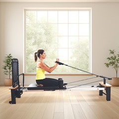 AeroPilates Pro Reformer Resistance System with Form Cardio Rebounder (Open Box)
